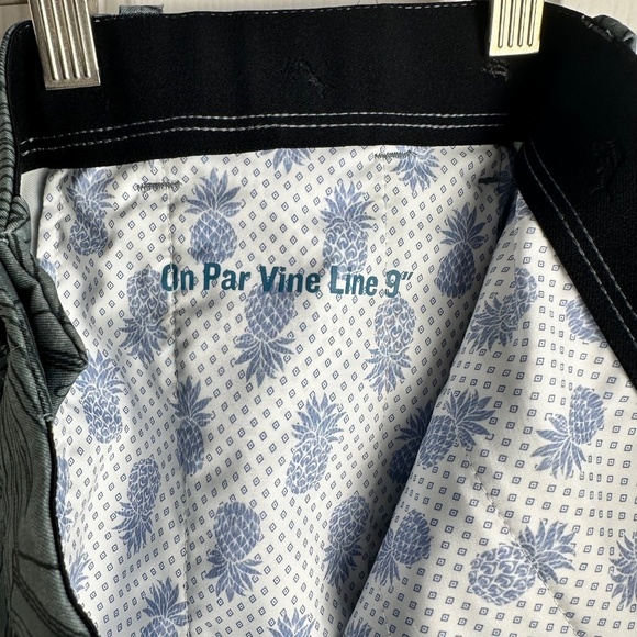 Tommy Bahama Men's On Par Vine Line IslandZone 9-Inch Shorts EUC - Picture 6 of 8